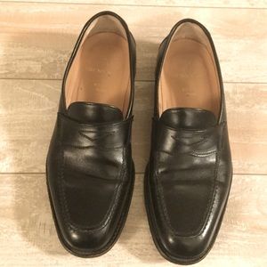 EUC Bruno magli black ivy penny loafers Men’s Size 8